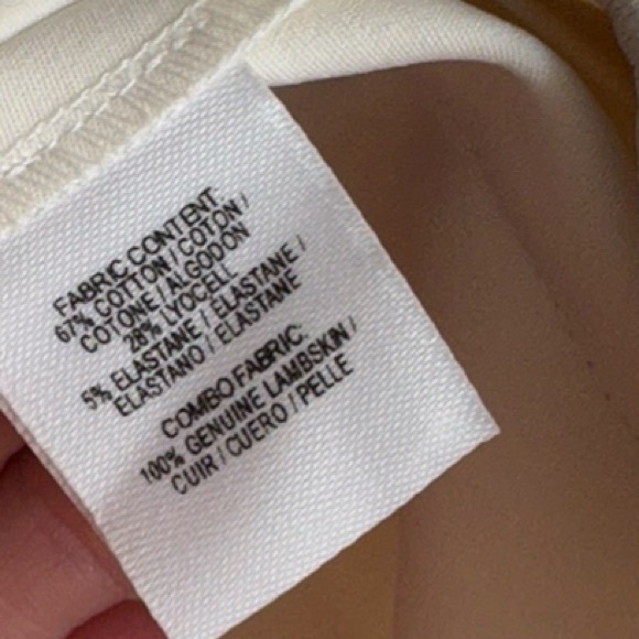 DEREK LAM Wrap Buckle Calf Leather Mini Skirt Size 6 - Picture 14 of 14